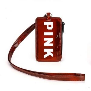 💕PRICE FIRM NWT VS PINK LANYARD WITH POCKETS 💕